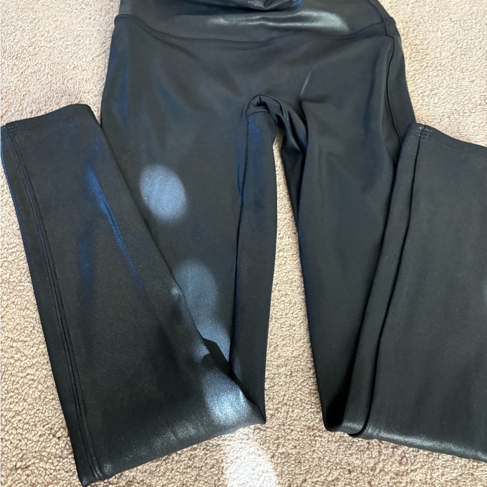 SPANX  Faux leather Black Leggings - Picture 5 of 5